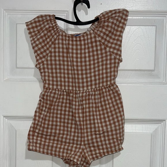 Old Navy Plaid Baby Romper NWT - Picture 6 of 6